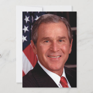 Tarjeta de Navidad del presidente americano George
