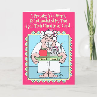 Tarjeta de Navidad del RATÓN de APPLE