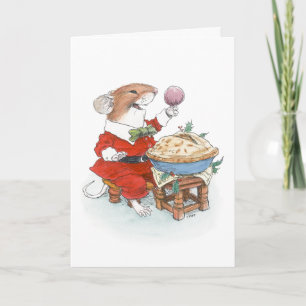 Tarjeta de Navidad del ratón Jack Horner