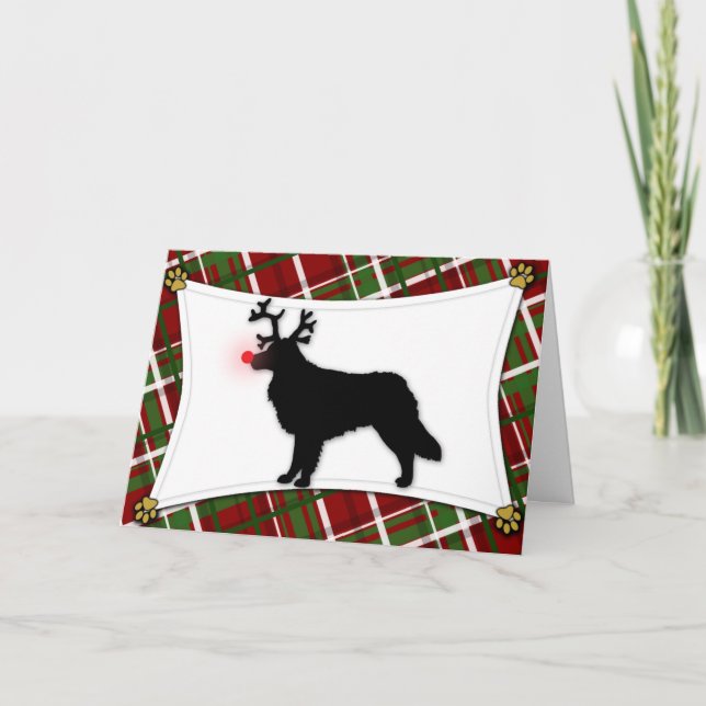 Tarjeta de Navidad del reno del Toller (Anverso)