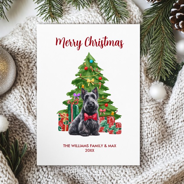 Tarjeta de Navidad del Terrier Escocés (Subido por el creador)