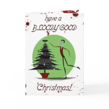 Tarjeta de Navidad del vampiro