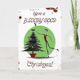 Tarjeta de Navidad del vampiro