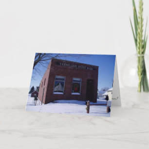 Tarjeta de Navidad del "Vermillion State Bank"