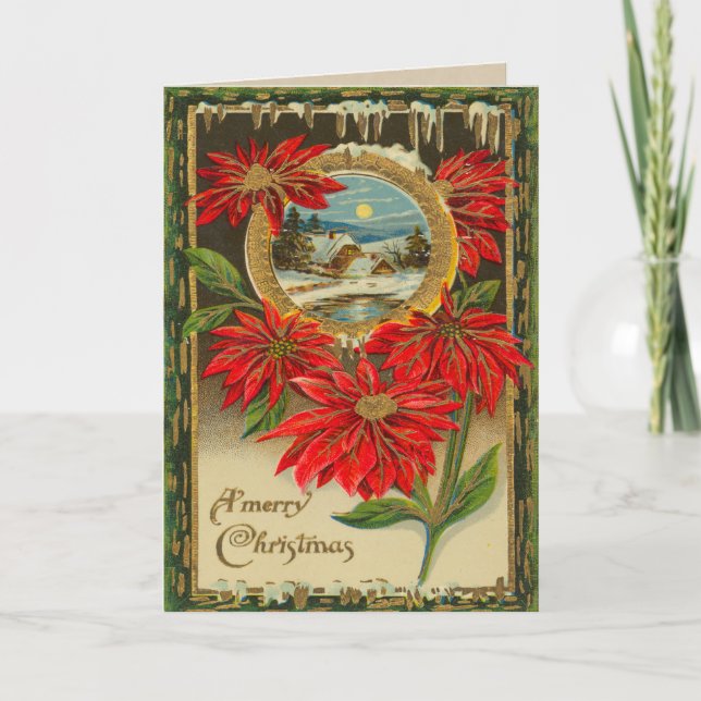 Tarjeta de Navidad del Victorian (Anverso)
