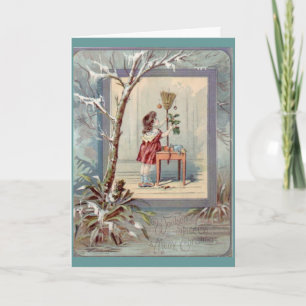 Tarjeta de Navidad del Victorian