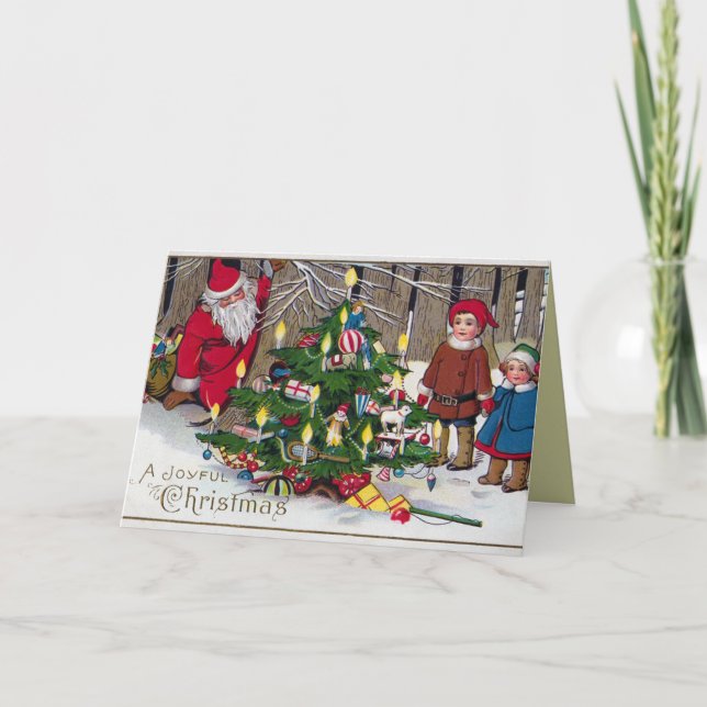 Tarjeta de Navidad del Victorian (Anverso)