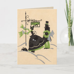 Tarjeta de Navidad del Victorian
