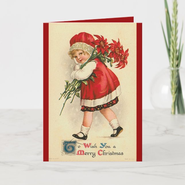 Tarjeta de Navidad del Victorian (Anverso)