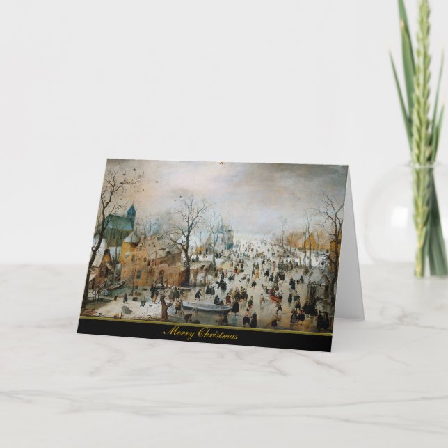 Tarjeta de Navidad del viejo maestro (Anverso)