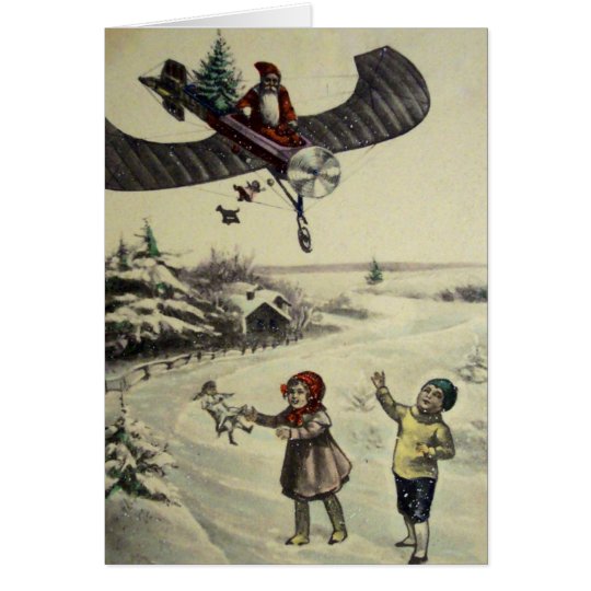 Tarjeta de Navidad del vintage
