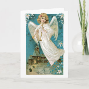 Tarjeta de Navidad del vintage #2