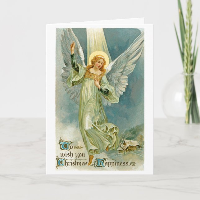 Tarjeta de Navidad del vintage #3 (Anverso)