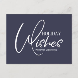 Tarjeta de Navidad Deseos de Fiesta