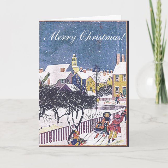 Tarjeta de Navidad - diciembre de 1925 cubierta (Anverso)