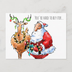 Tarjeta de Navidad divertida