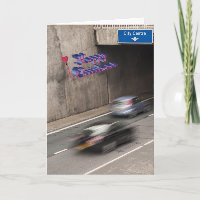 Tarjeta de Navidad divertida (Anverso)