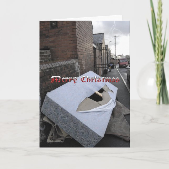 Tarjeta de Navidad divertida (Anverso)