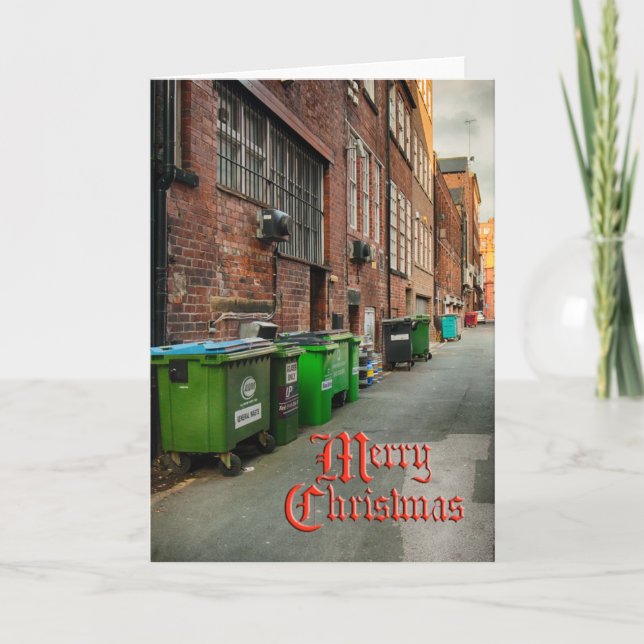 Tarjeta de Navidad divertida (Anverso)