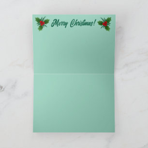 Tarjeta de Navidad divertida de oso polar