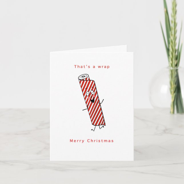 Tarjeta de Navidad divertida, Feliz Navidad (Anverso)