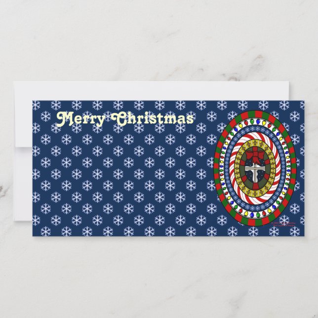 Tarjeta de Navidad divertida para fotos (Anverso)
