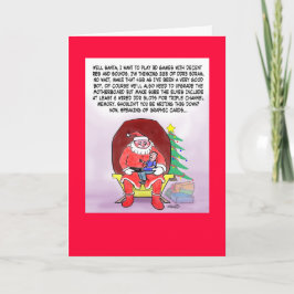 Tarjeta de Navidad divertida para los