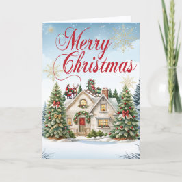 Tarjeta de Navidad divertida para Seguro de Hogar