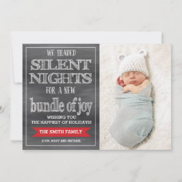 Tarjeta de navidad divertida, tarjeta de fotos de