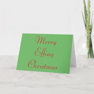 Tarjeta de Navidad divertida y grosera