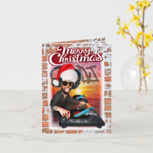 tarjeta de navidad DJ SWAG