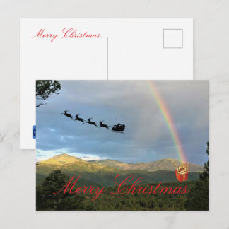 Tarjeta de Navidad doblada