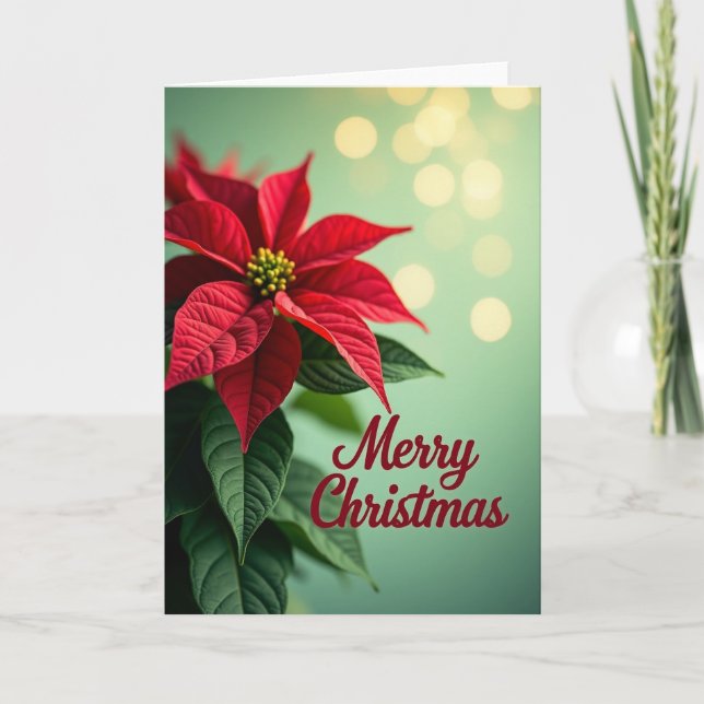 Tarjeta de Navidad Dreamy Bloom (Anverso)