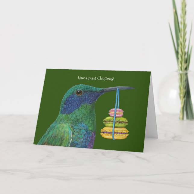 Tarjeta de Navidad dulce (Anverso)