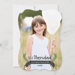 Tarjeta de Navidad Elegante