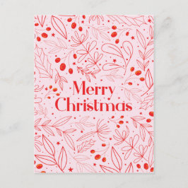 Tarjeta de Navidad Elegante Brillante