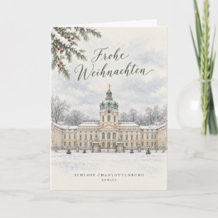 Tarjeta de Navidad en acuarela de Charlottenburg B