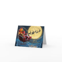 Tarjeta de Navidad en blanco