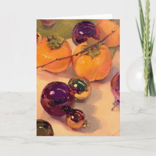 Tarjeta de Navidad en blanco, arte de Sarah