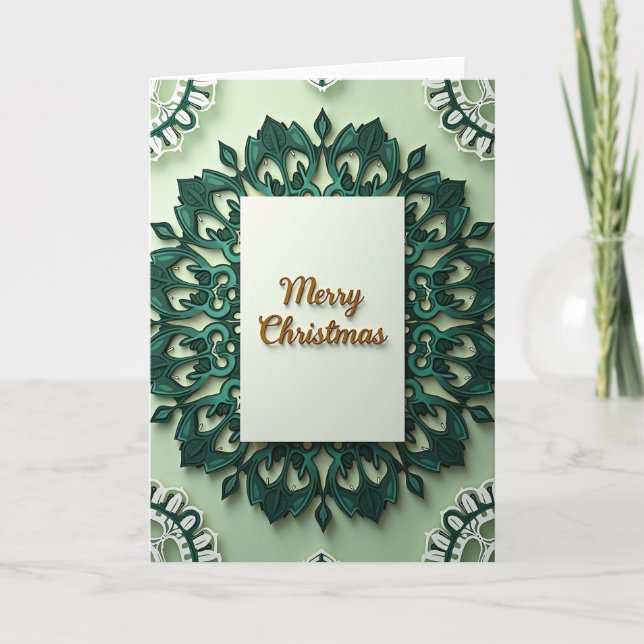 Tarjeta de Navidad en capas (Anverso)