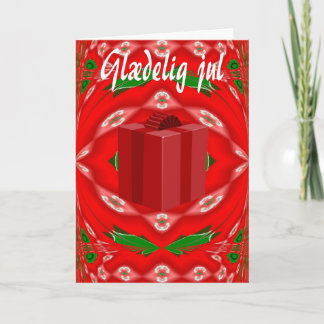 Tarjeta De navidad En Danés