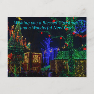 Tarjeta de Navidad en Midtown Saludos Tarjeta post