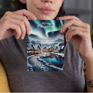 Tarjeta de Navidad Encantado País de las Maravilla