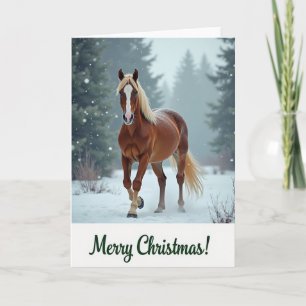 Tarjeta de Navidad Equine Grace