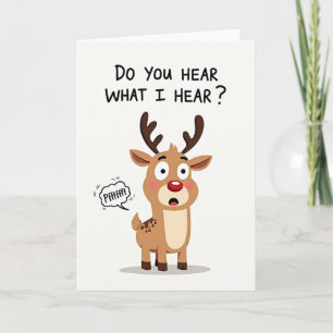 Tarjeta de Navidad ¿Escuchas lo que yo escucho?