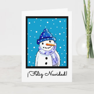 Tarjeta de Navidad española - Feliz Navidad