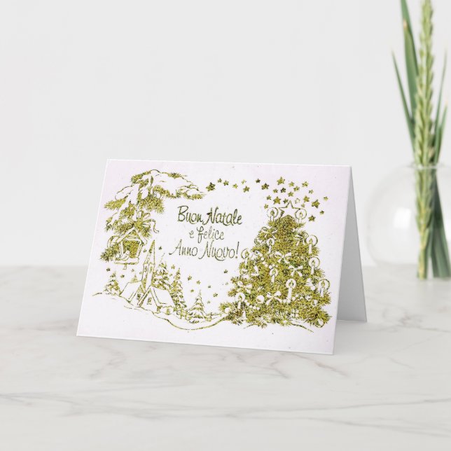 Tarjeta de Navidad española, Navidades felices, Añ (Anverso)