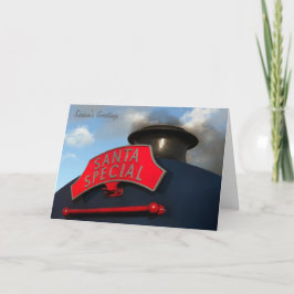 Tarjeta de Navidad especial de Santa
