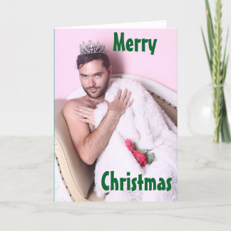 Tarjeta de Navidad espeluznante