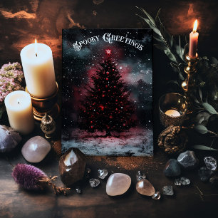 Tarjeta de Navidad Espeluznante